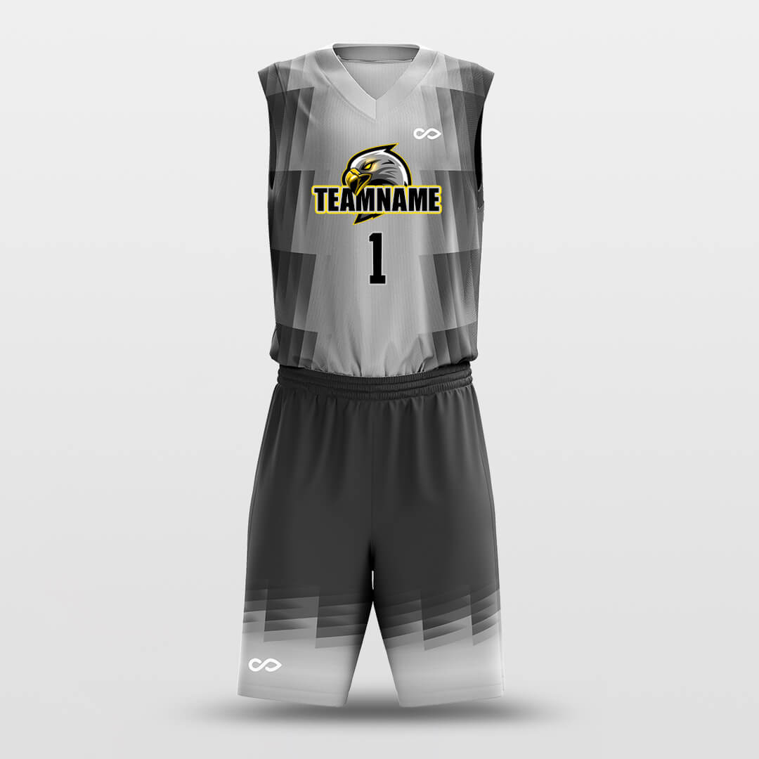 gray basketball uniform