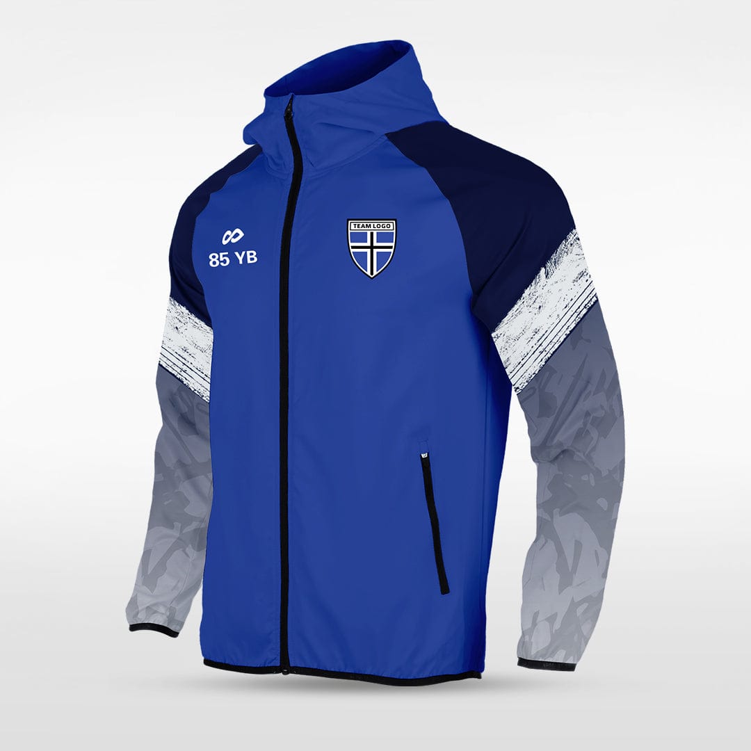 Blue Embrace Splash Full-Zip Jacket Custom