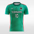 Apple Green Stripe Soccer Jersey