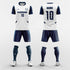 blue custom soccer jerseys kit