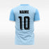 blue customized men sublimated soccer jersey