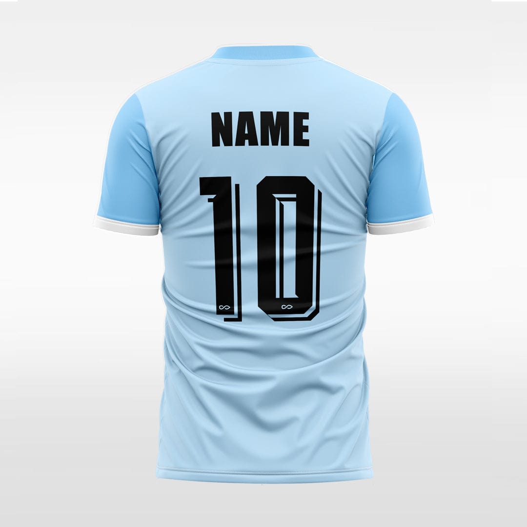 blue customized men sublimated soccer jersey