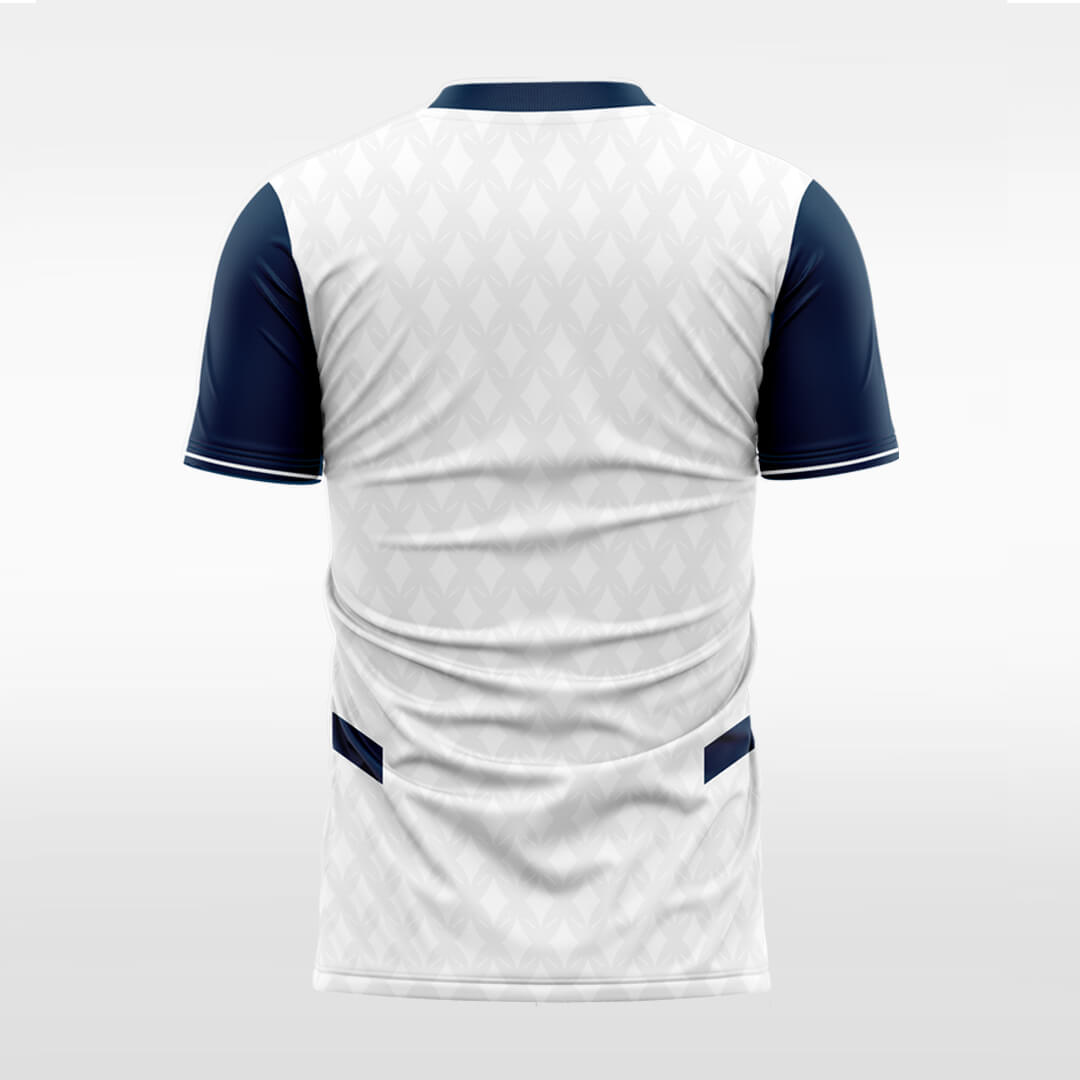 blue sublimated soccer jersey