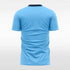 blue sublimated soccer jersey