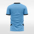 blue sublimated soccer jersey