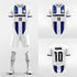 custom blue soccer jerseys kit