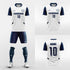 custom blue soccer jerseys kit