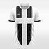 custom soccer jersey black sublimation