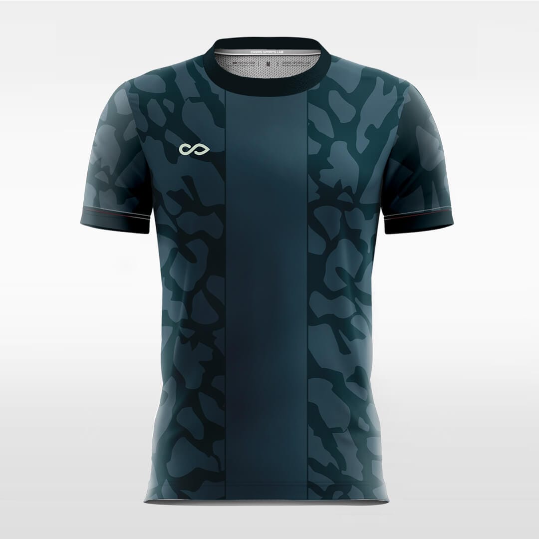 green short sleeve jersey soccer