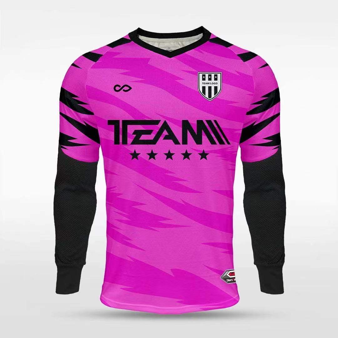 long sleeve jersey pink