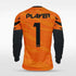 orange long sleeve soccer jersey