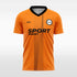 orange soccer jersey for men sublimation