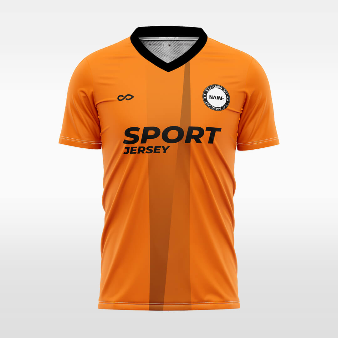 orange soccer jersey for men sublimation