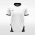 sublimated gray soccer jersey