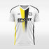 yellow  soccer jersey for men sublimation