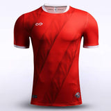 Custom Red Men's Soccer Jersey