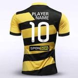 Custom Yellow Men's Sublimated Soccer Jersey