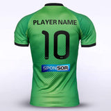 Custom Green Adult Goalkeeper Soccer Jersey