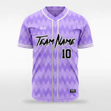 Purple Button Down Baseball Jersey