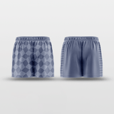 Navy Plaid Custom Training Shorts