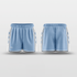Carolina Blue Customized Reversible Training Shorts