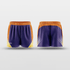 Sun Fire Reversible Training Shorts Design