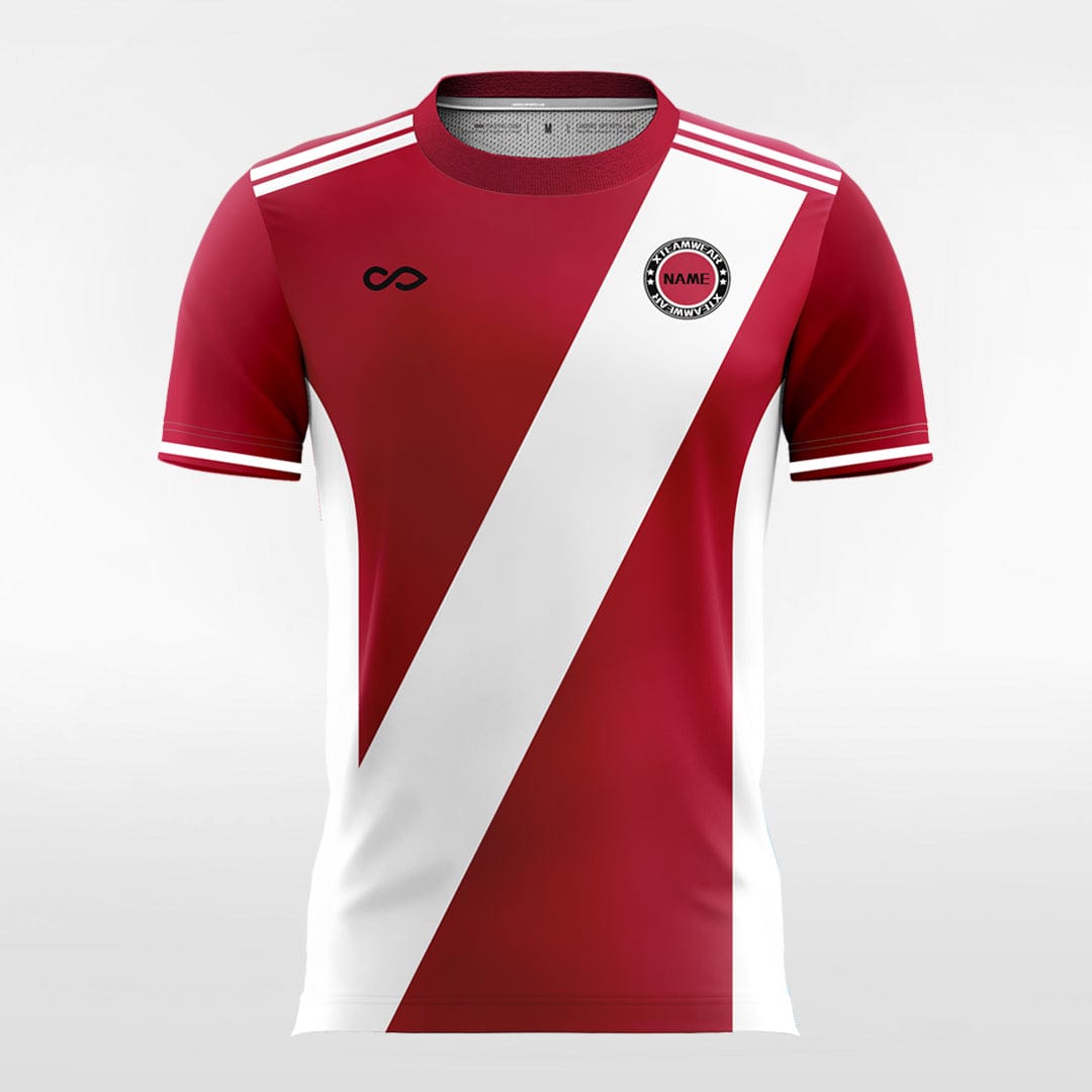 Custom Red Men's Soccer Jerseys