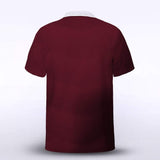 Brownish Red Kid's Team Soccer Jersey Design