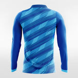 Blue Thorn Long Sleeve Team Soccer Jersey