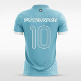 Sky Blue Custom Soccer Uniform