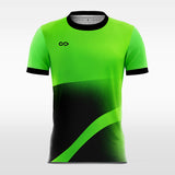 Green Gradient - Women Custom Soccer Jerseys Fluorescent