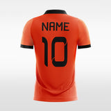 Red Gradient - Women Custom Soccer Jerseys Fluorescent