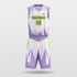 Light Purple Custom Basketball Uniform