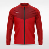 Red Historic Greek Sublimated Full-Zip Jacket