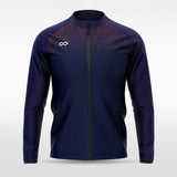 Navy Blue Historic Maya Customized Full-Zip Jacket Design