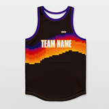 Sun Fire - Customized Basketball Jersey Top