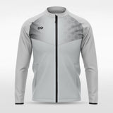 Gray Historic Greek Full-Zip Jacket for Team