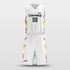 White Spark Custom Sublimated Basketball Set