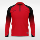 Red Historic Maya Sublimated 1/4 Zip Top