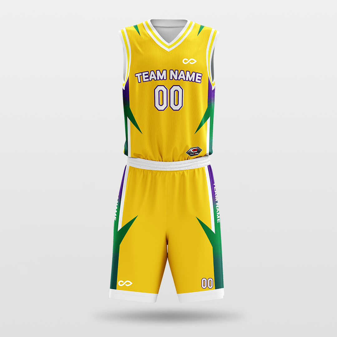 Yellow Armor Basketball Set Design