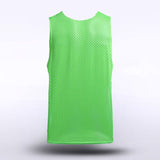 Fluorescent Green Custom Kids Training Bibs Design