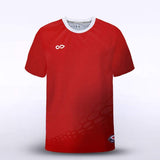 Red Continent Soccer Jersey