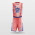Pink Custom Basketball Uniform