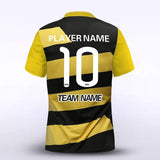 Custom Yellow Kid's Sublimated Soccer Jersey