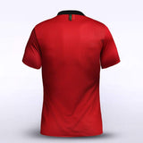 Custom Red Kid's Sublimated Soccer Jersey