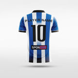 Custom Blue Kid's Sublimated Soccer Jersey