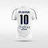 Custom White Kids Team Soccer Jerseys