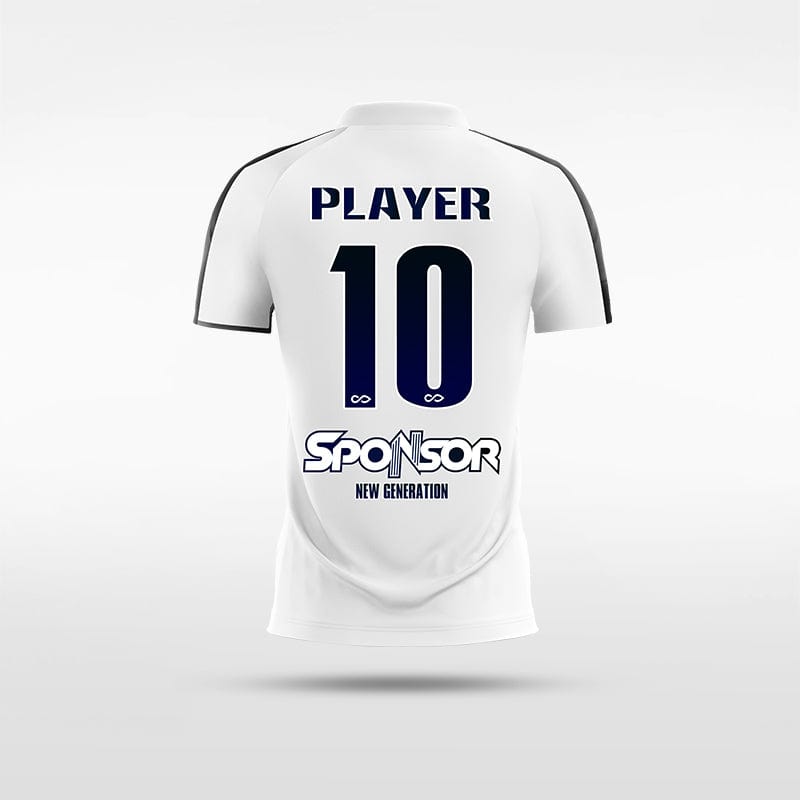 Custom White Kids Team Soccer Jerseys