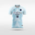 Blue Mosaic Soccer Jersey