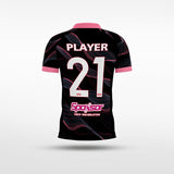 Custom Black Kid's Sublimated Soccer Jersey